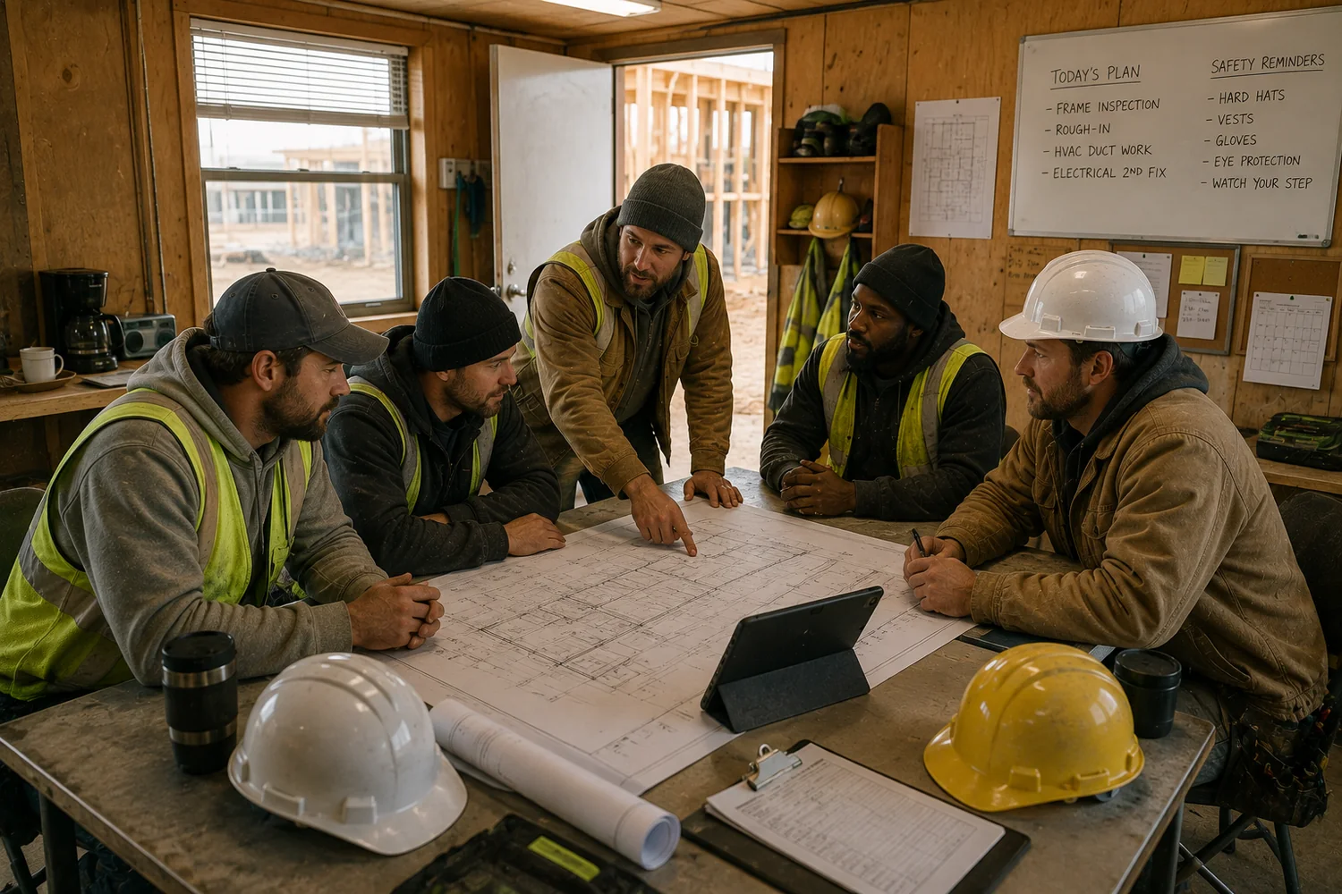 Workplaces, employees and staff